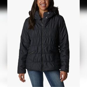 Women's Columbia Black Quilted Jacket XL